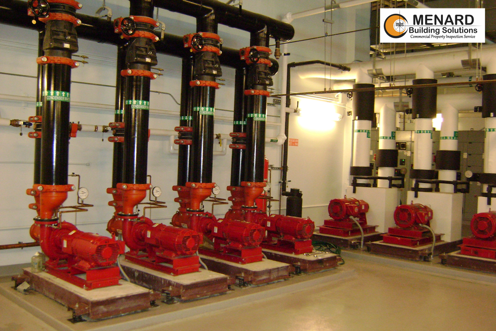 Rooftop HVAC unit motor and fan assembly inspection